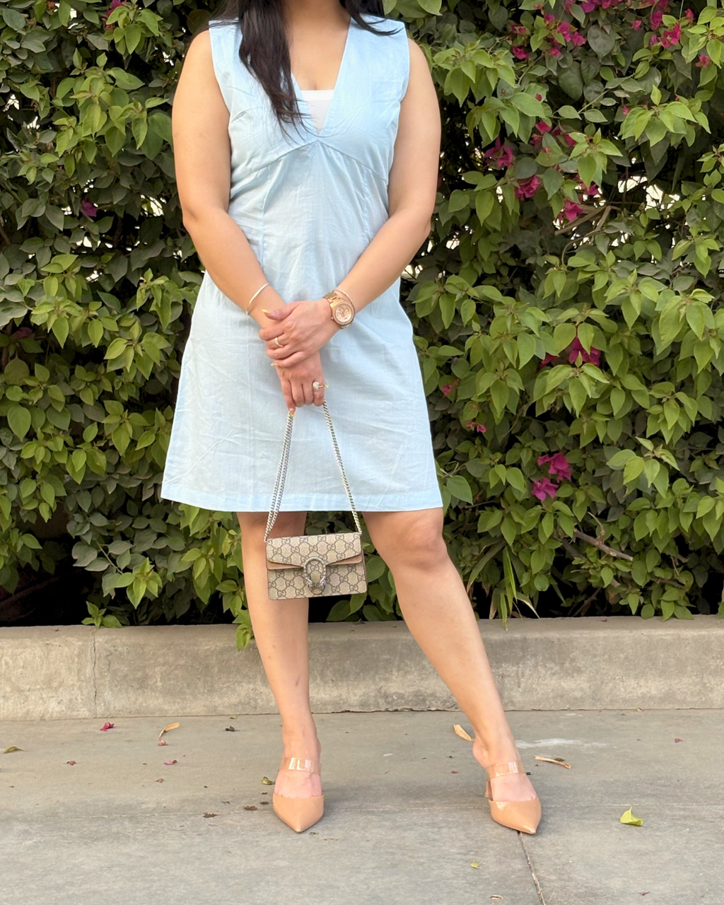 Elara Soft Blue Dress