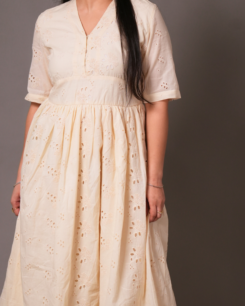 Soft Dune Hakoba Dress