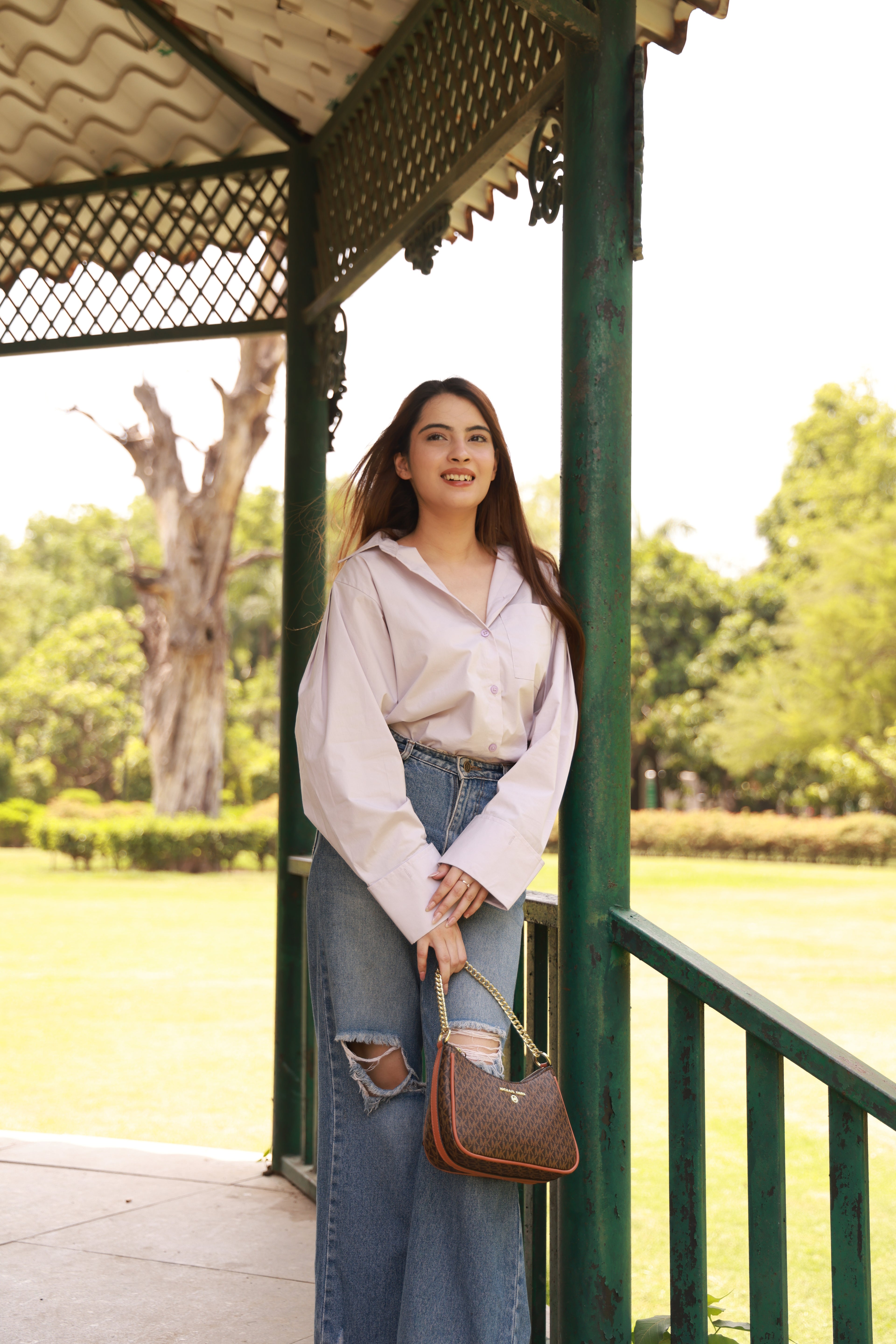 Lavender Cotton Shirt