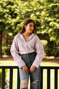 Lavender Cotton Shirt
