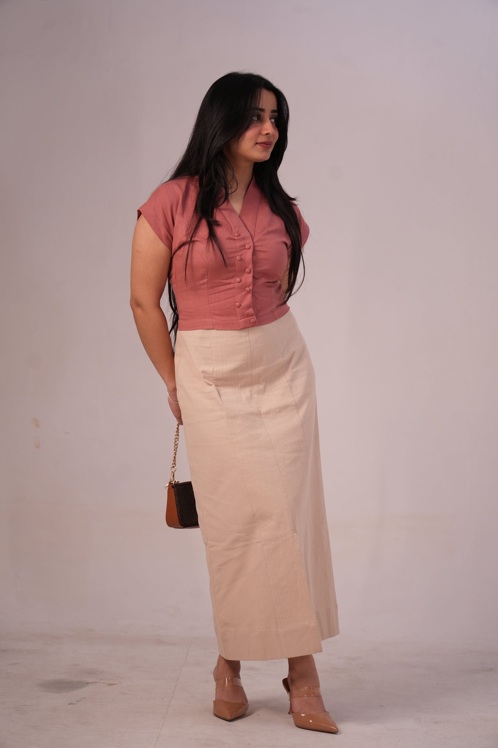 Ros`e Blush pink Top